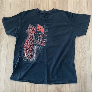 Black Graphic racing T-Shirt
